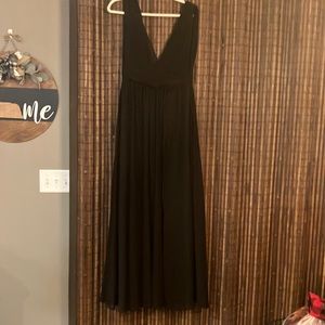 Black flowy floor length gown